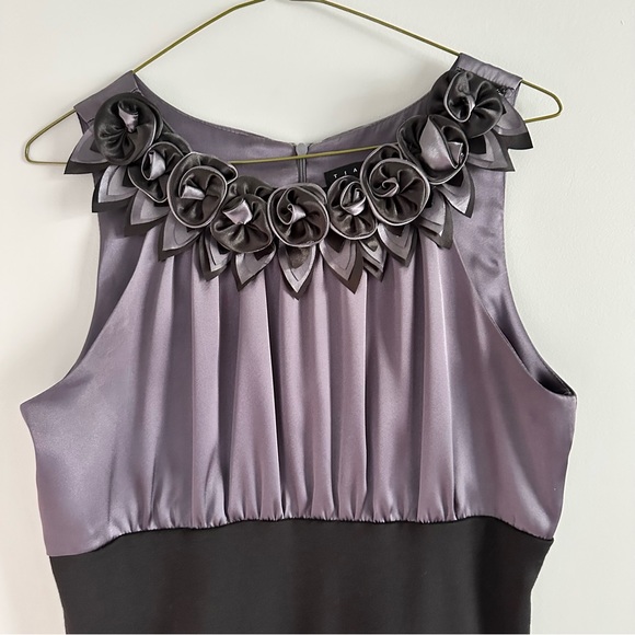 New without tags size 10 grey satin bodice cocktail dress - Picture 2 of 3